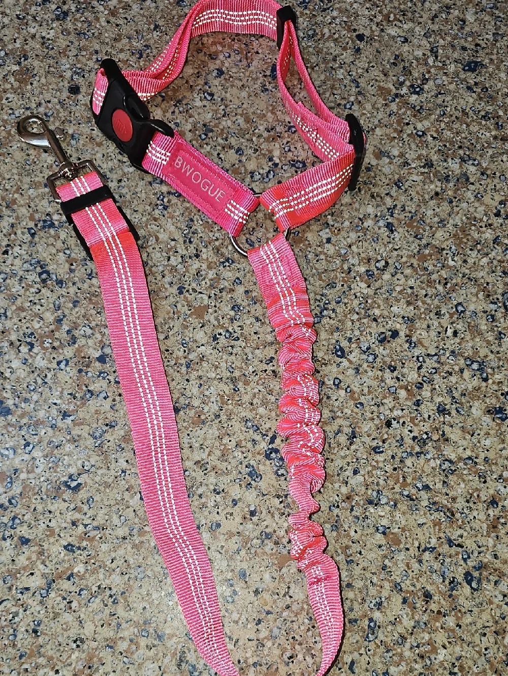 BWOGUE NEW Pink Reflective Dog Seatbelt Restraint Leash